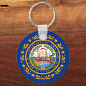 Porte-clés Drapeau du New Hampshire (Recto)
