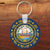 Porte-clés Drapeau du New Hampshire (Recto)