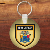 Porte-clés Drapeau du New Jersey (Recto)