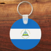Porte-clés Drapeau du Nicaragua (Verso)