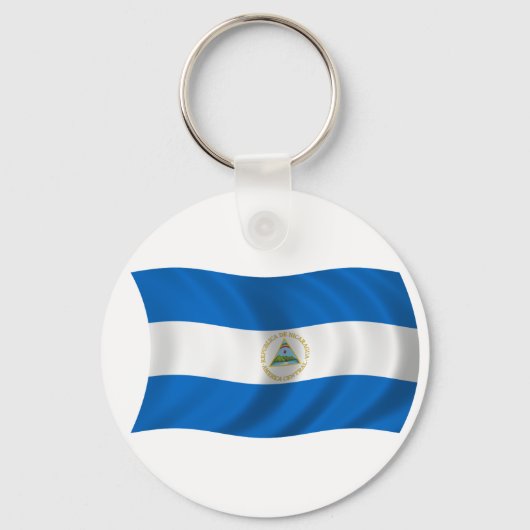 Porte-clés Drapeau du Nicaragua (Recto)
