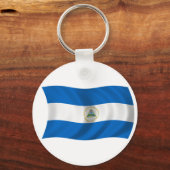 Porte-clés Drapeau du Nicaragua (Recto)