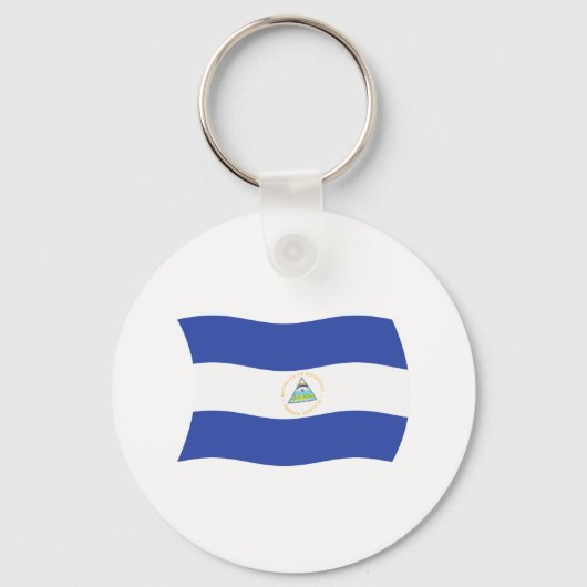 Porte-clés Drapeau du Nicaragua (Recto)