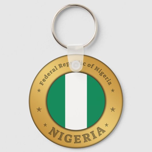 Porte-clés Drapeau du Nigeria (Recto)