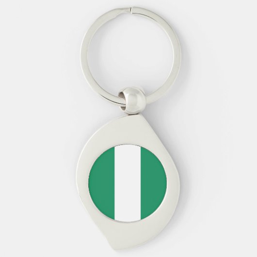 Porte-clés Drapeau du Nigéria (Devant)