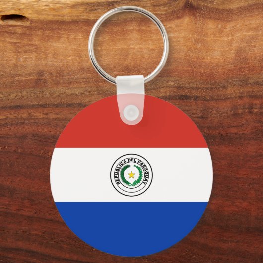 Porte-clés drapeau du Paraguay (Verso)