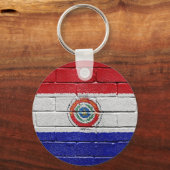 Porte-clés Drapeau du Paraguay (Recto)