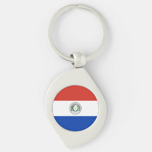 Porte-clés drapeau du Paraguay