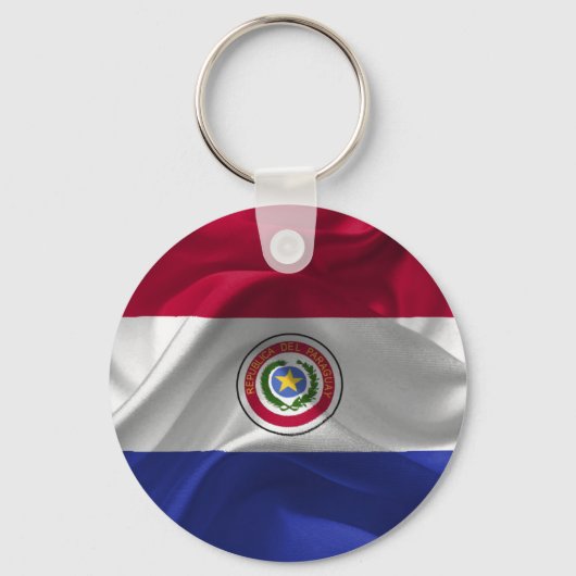 Porte-clés Drapeau du Paraguayan (Recto)