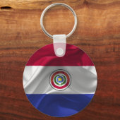 Porte-clés Drapeau du Paraguayan (Recto)