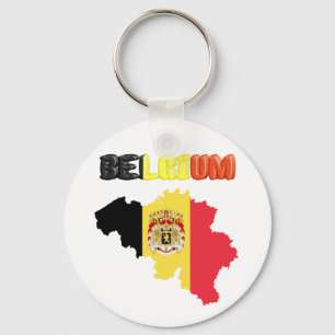 Porte-clés Drapeau du pays belge