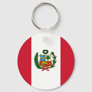 Porte-clés Drapeau du Pérou