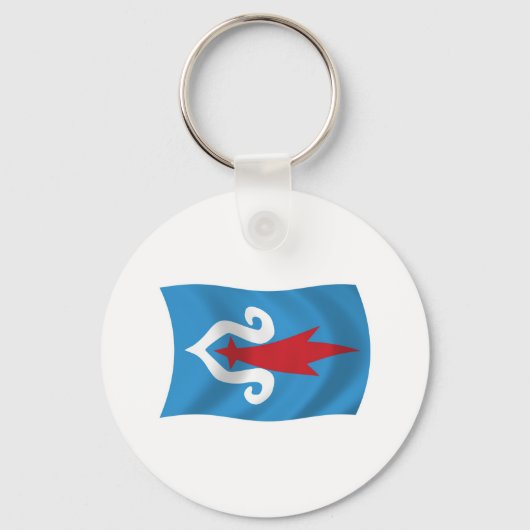Porte-clés Drapeau du Peuple Aïnou (Recto)