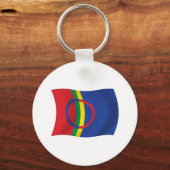 Porte-clés Drapeau du peuple Sami (Recto)