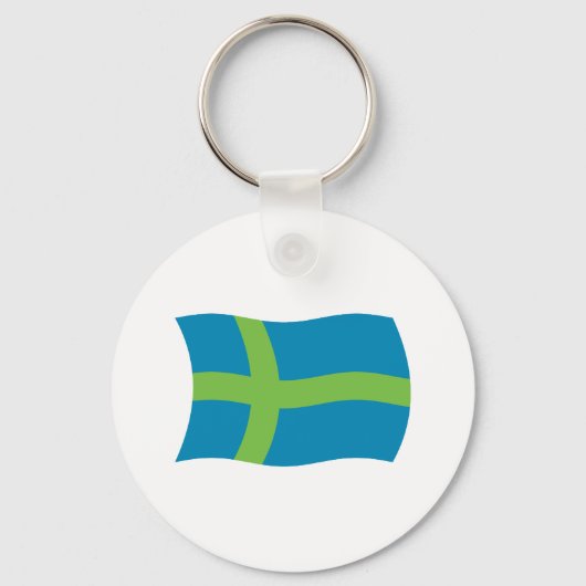 Porte-clés Drapeau du peuple vote (Recto)