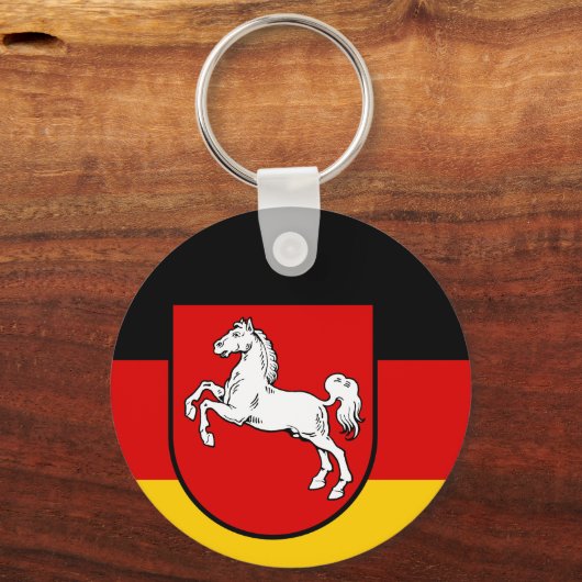Porte-clés Drapeau du Porte - clé de Basse-Saxe (Recto)