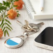 Porte-clés Drapeau du Porte - clé de Bavière (Côté )