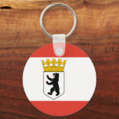 Porte-clés Drapeau du Porte - clé de Berlin (Recto)