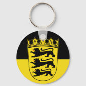 Porte-clés Drapeau du Porte - clé du Bade-Wurtemberg (Recto)