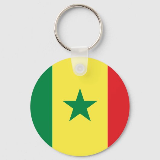 Porte-clés Drapeau du Porte - clé du Sénégal (Recto)