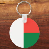 Porte-clés Drapeau du Porte - clé malgache (Recto)