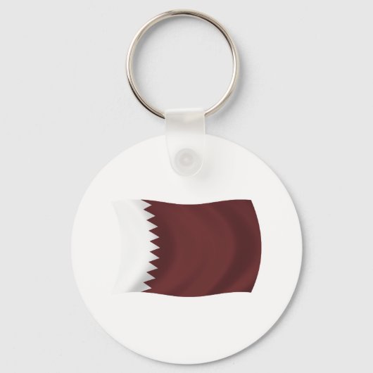 Porte-clés Drapeau du Qatar (Recto)