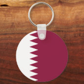 Porte-clés Drapeau du Qatar (Verso)