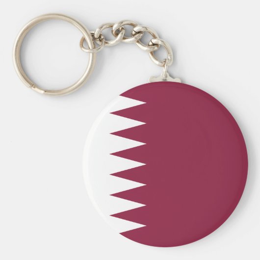 Porte-clés Drapeau du Qatar (Devant)