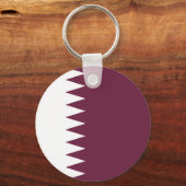Porte-clés Drapeau du Qatar (Recto)