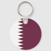 Porte-clés Drapeau du Qatar (Verso)