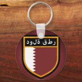 Porte-clés Drapeau du Qatar (Recto)