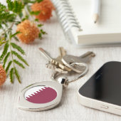 Porte-clés Drapeau du Qatar (Côté )