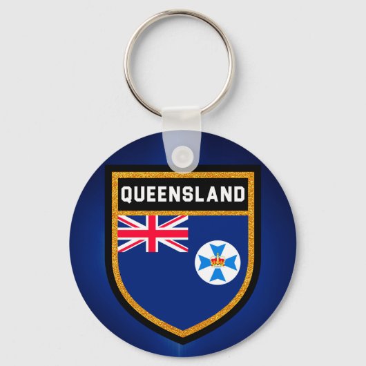Porte-clés Drapeau du Queensland (Recto)