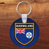 Porte-clés Drapeau du Queensland (Recto)