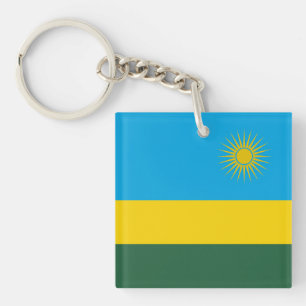 Porte-clés Drapeau du Rwanda