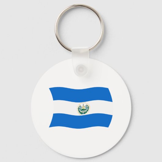 Porte-clés Drapeau du Salvador (Recto)