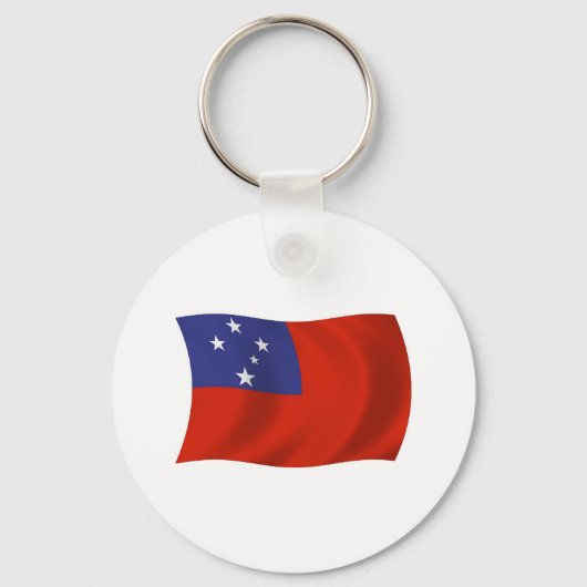 Porte-clés Drapeau du Samoa (Recto)