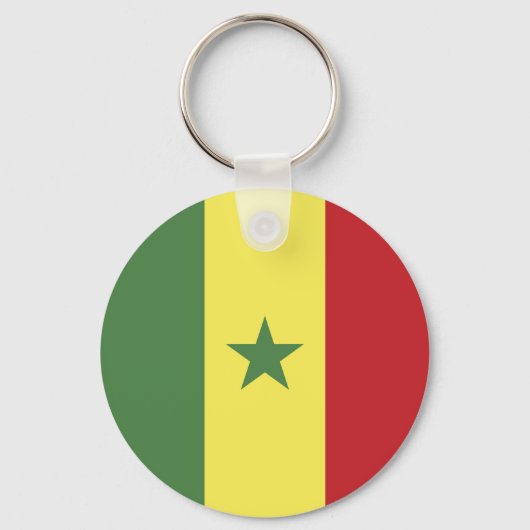 Porte-clés drapeau du Sénégal (Recto)