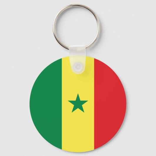Porte-clés Drapeau du Sénégal (Recto)