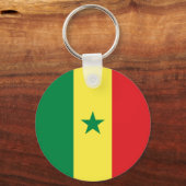 Porte-clés Drapeau du Sénégal (Verso)
