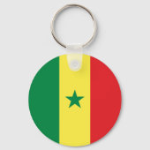 Porte-clés Drapeau du Sénégal (Verso)