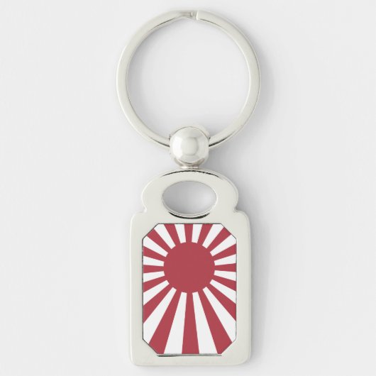 Porte-clés Drapeau du Soleil Levant impérial japonais, d'Edo  (Devant)