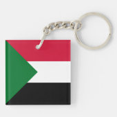 Porte-clés Drapeau du Soudan (Dos)