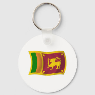 Porte-clés Drapeau du Sri Lanka