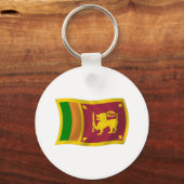 Porte-clés Drapeau du Sri Lanka (Recto)