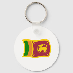 Porte-clés Drapeau du Sri Lanka