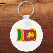 Porte-clés Drapeau du Sri Lanka (Recto)