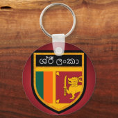 Porte-clés Drapeau du Sri Lanka (Recto)