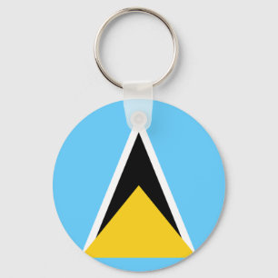 Porte-clés Drapeau du St Lucia