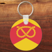 Porte-clés Drapeau du Staffordshire (Recto)